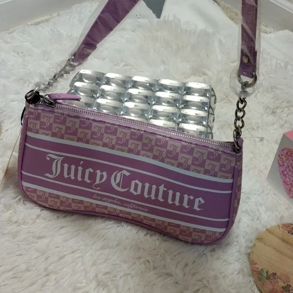 Juicy Couture Violet Tulle Shoulder Bag ✨ 🆕 - Picture 5 of 12